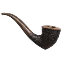 Italian Estates Becker Partially Sandblasted Bent Dublin (Four Clubs) (2016) (Unsmoked)
