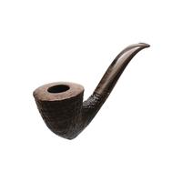 Italian Estates Becker Partially Sandblasted Bent Dublin (Four Clubs) (2016) (Unsmoked)