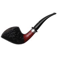 Italian Estates Mastro de Paja Sandblasted Bent Dublin with Silver (1B) (L)