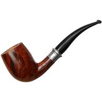 Italian Estates Ser Jacopo Cymatium Smooth Bent Billiard with Silver (L1) (Unsmoked)