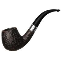Italian Estates Musico Sandblasted Bent Billiard with Silver (Floodlight)