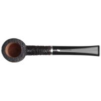 Italian Estates Ser Jacopo Niger Sandblasted Billiard with Silver (S1) (A)