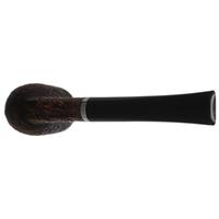 Italian Estates Ser Jacopo Niger Sandblasted Billiard with Silver (S1) (A)