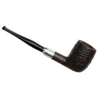 Italian Estates Savinelli Punto Oro Sandblasted with Silver Army Mount (128)