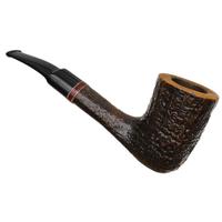 Italian Estates Savinelli Autograph Partially Sandblasted Bent Dublin (G) (6mm)