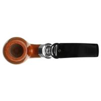 Italian Estates Ser Jacopo Delecta Gem Series Bent Billiard with Silver (Granato) (Maxima) (Unsmoked)