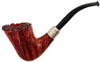 Italian Estates Castello Trademark Bent Dublin with Sterling Silver Army Mount (KKKK) (Unsmoked)