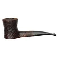 Italian Estates Savinelli Autograph Sandblasted Bent Dublin Sitter (6mm)