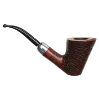 Italian Estates Caminetto Sandblasted Bent Dublin Silver (06) (AT)