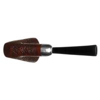 Italian Estates Caminetto Sandblasted Bent Dublin Silver (06) (AT)