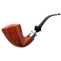 Italian Estates Ser Jacopo Smooth Paneled Bent Dublin with Silver (L2) (Maxima) (Delecta) (Unsmoked)
