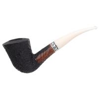 Italian Estates Ser Jacopo Albus et Niger Picta Magritte Sandblasted Bent Dublin with Silver (S1) (16) (Unsmoked)