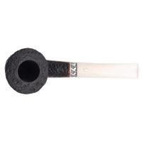 Italian Estates Ser Jacopo Albus et Niger Picta Magritte Sandblasted Bent Dublin with Silver (S1) (16) (Unsmoked)