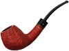 Italian Estates Becker Sandblasted Bent Billiard (Three Club) (Unsmoked)