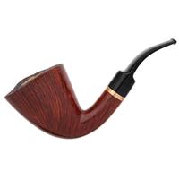 Italian Estates Ser Jacopo Fiammata (Granato) Bent Dublin with 18K Gold (Maxima Maxima) (Unsmoked)