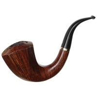 Italian Estates Ser Jacopo Fiammata (Zaffiro) Paneled Bent Dublin with 18K Gold (Unigena) (Maxima Maxima) (Unsmoked)