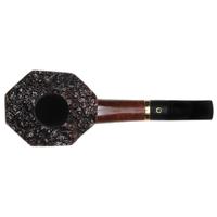 Italian Estates Ser Jacopo Fiammata (Smeraldo) Paneled Bent Dublin with 18K Gold (Maxima Maxima) (Unsmoked)
