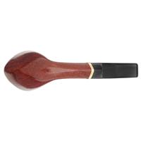 Italian Estates Ser Jacopo Gem Series Fiammata (Granato) Paneled Bent Dublin with 18K Gold (Maxima Maxima) (Unsmoked)