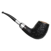 Italian Estates Caminetto Rusticated Bent Egg with Silver Spigot (08) (AR) (9mm) (Unsmoked)