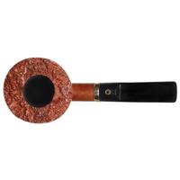Italian Estates Ser Jacopo Gem Series Fiammata (Granato) Bent Dublin with 18K Gold (Unsmoked)