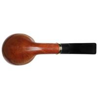 Italian Estates Ser Jacopo Gem Series Fiammata (Granato) Bent Dublin with 18K Gold (Unsmoked)