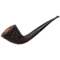Italian Estates Claudio Cavicchi Black Sandblasted Bent Dublin (Unsmoked)