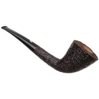 Italian Estates Claudio Cavicchi Black Sandblasted Bent Dublin (Unsmoked)
