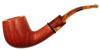 Italian Estates Mastro De Paja Smooth Bent Billiard (3C) (Unsmoked)(Replacement Stem)