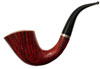 Italian Estates Ser Jacopo Walnut Bent Dublin with Silver (L1) (Maxima) (Unsmoked)