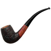 Italian Estates Ser Jacopo Maior Sandblasted Bent Billiard (S1) (A) (Unsmoked)