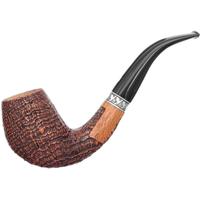 Italian Estates Ser Jacopo Picta Magritte Sandblasted Bent Egg with Silver (S2) (C) (18) (9mm) (Unsmoked)