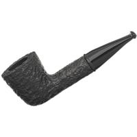 Italian Estates Savinelli Mini Rusticated Black Stem (409) (6mm) (Unsmoked)