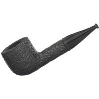 Italian Estates Savinelli Mini Rusticated Black Stem (128) (6mm) (Unsmoked)