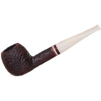 Italian Estates Savinelli Avorio Rusticated Brown (207) (6mm) (Unsmoked)