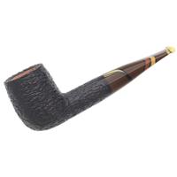 Italian Estates Savinelli Paloma Rusticated Black (101) (6mm) (Unsmoked)