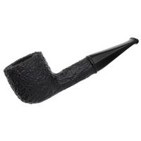 Italian Estates Savinelli Mini Rusticated Black Stem (128) (9mm) (Unsmoked)
