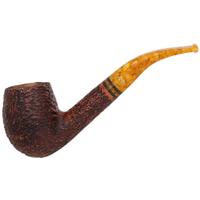 Italian Estates Savinelli Miele Brown Rusticated (670 KS) (9mm) (Unsmoked)