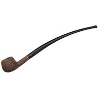 Italian Estates Savinelli Churchwarden Brown Rusticated (313)