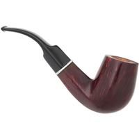Italian Estates Ser Jacopo Smooth Bent Billiard with Silver (Unsmoked)