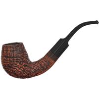 Italian Estates Ser Jacopo Sandblasted Bent Billiard (S2) (9mm)