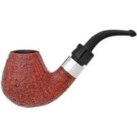 Italian Estates Claudio Cavicchi Brown Sandblasted Bent Brandy with Silver