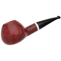 Italian Estates Caminetto Smooth Bent Brandy with Silver (00.33) (AR) (Unsmoked)