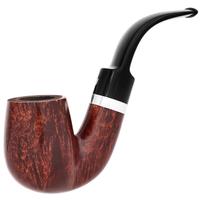 Italian Estates Ser Jacopo Smooth Bent Billiard with Silver (L1) (Unsmoked)