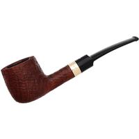 Italian Estates Savinelli Giubileo D'Oro Sandblasted with Gold (122)