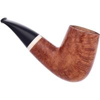 Italian Estates Radice Clear Bent Billiard with Antler (Unsmoked)