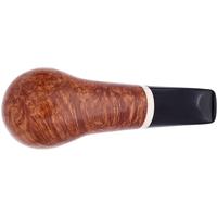 Italian Estates Radice Clear Bent Billiard with Antler (Unsmoked)