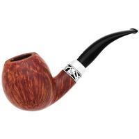 Italian Estates Mastro Geppetto Liscia Chiara Bent Brandy with Pinocchio Silver Army Mount (06) (9mm)