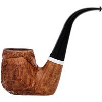 Italian Estates Caminetto Carved Bent Billiard Sitter with Silver (7.L.15)