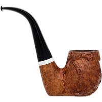 Italian Estates Caminetto Carved Bent Billiard Sitter with Silver (7.L.15)