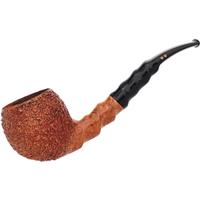Italian Estates Radice Rind Bent Apple with Spiral Carving (O) (Replacement Tenon)
